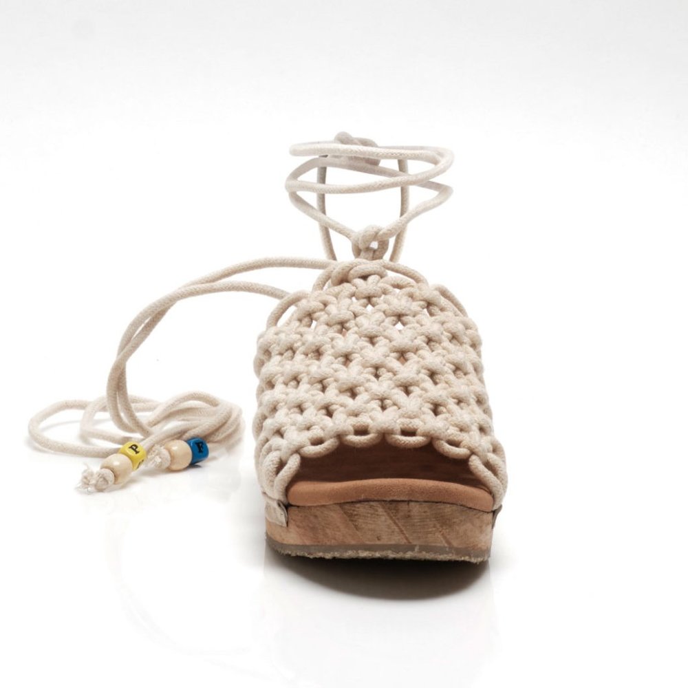 šLAST CHANCEš FREE PEOPLE Candy Crochet Clog / Tea - Picture 8 of 11